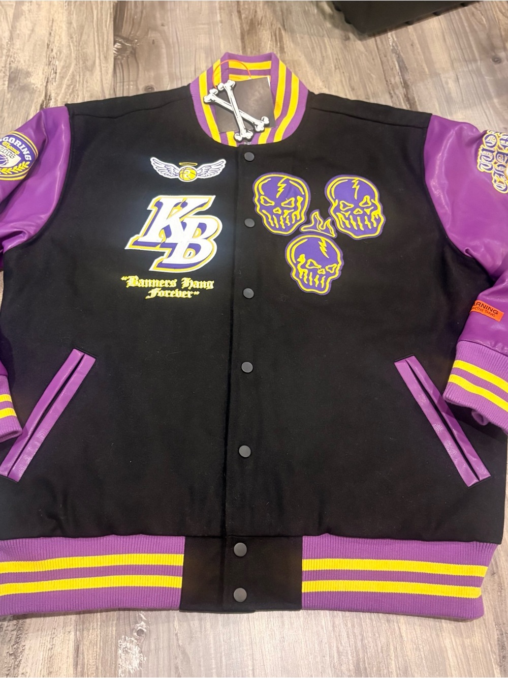 Brand X Kobe Bryant Wool Varsity Jacket/Staples Center, Brand New Men's Size XXL